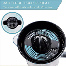 Carica l&#39;immagine nel visualizzatore di Gallery, Presse-Agrumes Électrique Professionnel De 30W, Capacité 1,2 Litres, 2 Cônes
