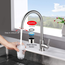 Carica l&#39;immagine nel visualizzatore di Gallery, Kitchen Faucet-G4008 Stainless Steel Kitchen Faucet With High Spout
