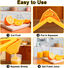 Carica l&#39;immagine nel visualizzatore di Gallery, Pliante Presse-Agrumes Manuelle, de Cuisine, Extraire Le Plupart Ici
