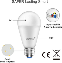Carica l&#39;immagine nel visualizzatore di Gallery, Ampoule LED E27,15W (Equivalent A 120W), 6500K 1350 Lumen, Lumière Blanc Froide
