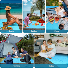 Carica l'immagine nel visualizzatore di Gallery, Tapis Mer Couverture De Plage 250 X 210 CM Tente Accessoires Camping
