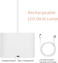 Carica l&#39;immagine nel visualizzatore di Gallery, Lampe de Bureau À LED, Table LED Rechargeable, 8 Niveaux De Lumi
