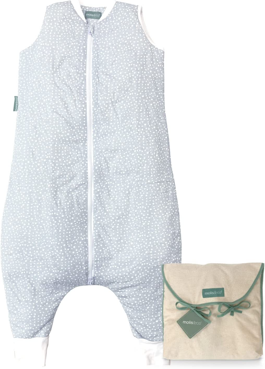 Molis&co. Sac Nanna Rembourré Avec Piedini. 2.5 Tog. Idéal pour L’Hiver Et La