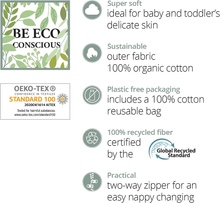 Carica l&#39;immagine nel visualizzatore di Gallery, Molis&amp;co. Sac Nanna Rembourré Avec Piedini. 2.5 Tog. Idéal pour L’Hiver Et La
