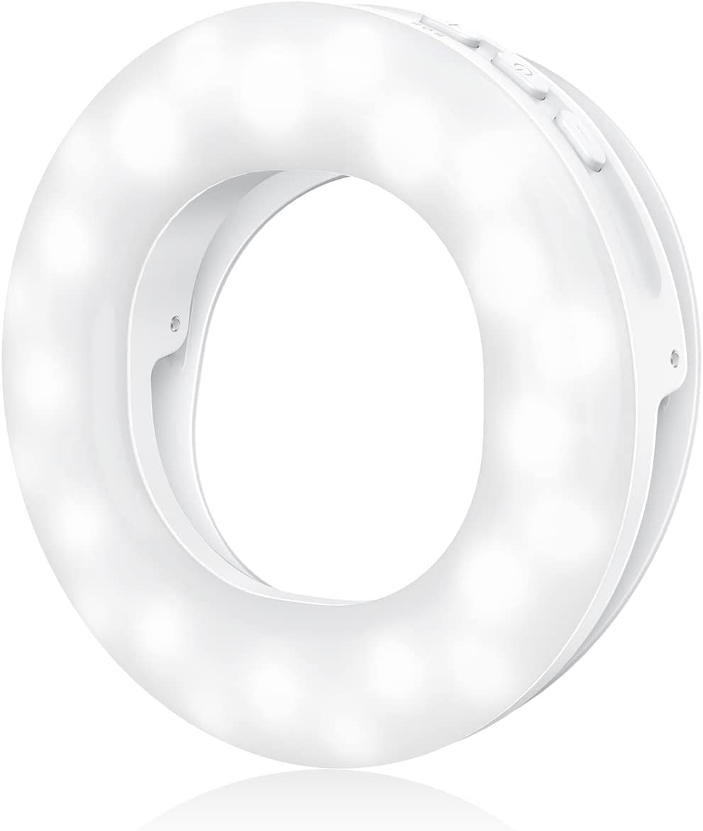 Ring Light Telefon für Selfie Mit 48 LED Und 3 Modus Über Beleuchtung, Stick