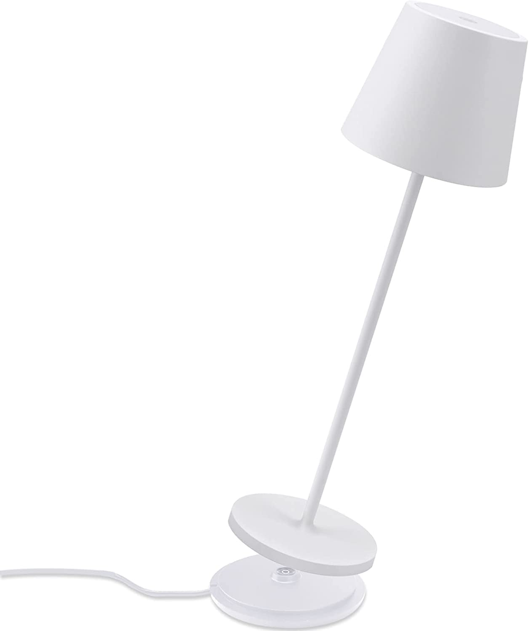 Led-Lampe Dimmbar aus Tabelle Aluminium, H38Cm， Wiederaufladbar Farbe Licht C