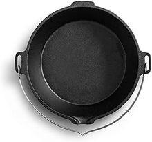 Carica l&#39;immagine nel visualizzatore di Gallery, Dutch Oven, Backofen Hollandrad IN Gusseisen, Einlaufvorbehandelt, Mit Heber
