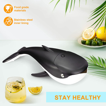 Carica l&#39;immagine nel visualizzatore di Gallery, Entsafter Edelstahl, Griff Ergonomische Handbuch, für Lime, Orangen, Saft
