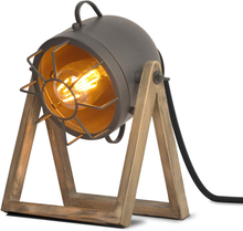 Carica l'immagine nel visualizzatore di Gallery, Barcelonaled Tischleuchte Vintage Design Industriell Grau Mit Projektor
