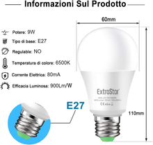Carica l&#39;immagine nel visualizzatore di Gallery, Ampoule avec Capteur, E27 Ampoules LED avec Capteur Crépuscolaire Extérieur, A
