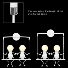 Carica l&#39;immagine nel visualizzatore di Gallery, Creative Humanoid Wall Applique Modern Wall Lamp
