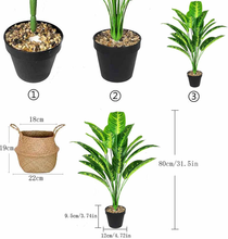 Carica l&#39;immagine nel visualizzatore di Gallery, Fake Indoor Plant Artificial Bird of Paradise Tree Leaf
