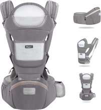 Carica l'immagine nel visualizzatore di Gallery, Tragesack Kleinkinder Ergonomic, Tür Kind Mit Sitz Multiposition, Mit Armlehne
