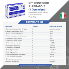 Carica l&#39;immagine nel visualizzatore di Gallery, Ensemble De Remise en Vigueur Clos 2 Colis Pansement pour Boîte Prêt Secours Azi
