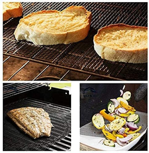Carica l&#39;immagine nel visualizzatore di Gallery, Ensemble De 4 Grill BBQ Mesh Tapis Anti-adhésif BBQ Barbecue Bonnet Tapis Téflon
