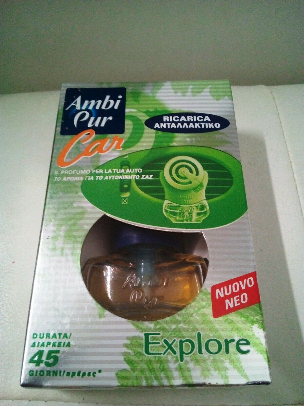 Deodorante Ambi Pur Car Explore ricarica 8 ml. x 6 pezzi