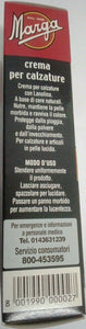 Crema per calzature nero Marga tubetto da 50 ml. x 6 confezioni