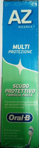 Dentifricio AZ multi protezione scudo protettivo famiglia pasta ml. 75  12 pezzi
