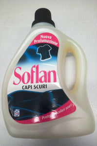 Detersivo liquido Soflan capi scuri lt.1 x 3 pezzi