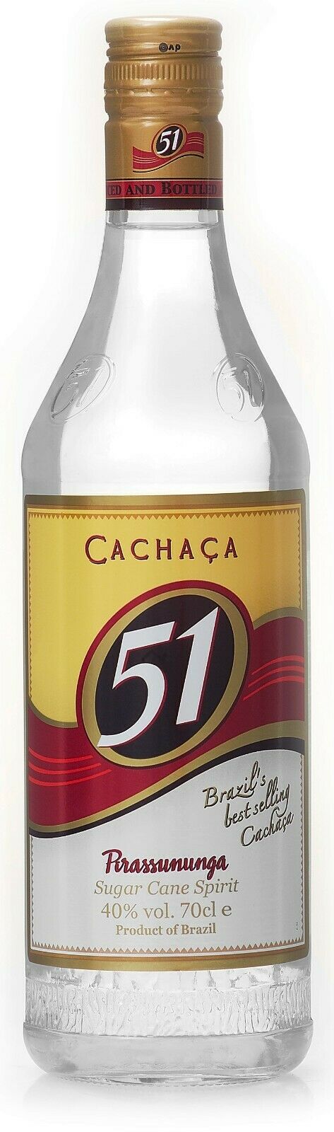 CACHACA 51 1 LT ACQUAVITE DISTILLATO DI CANNA DA ZUCCHERO