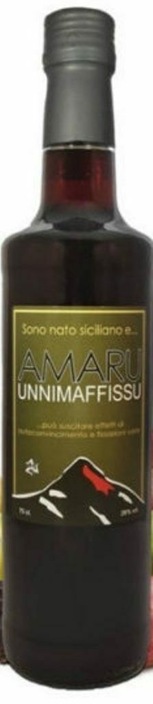 Amaro Unnimafissu cl. 70 + due bicchieri averna in omaggio