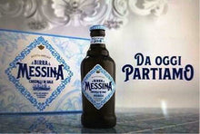 Carica l&#39;immagine nel visualizzatore di Gallery, Birra Messina Cristalli di Sale DI SICILIA cl. 33 x 24 BOTTIGLIE BICCHIERE OMAG.
