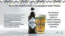 Carica l&#39;immagine nel visualizzatore di Gallery, Birra Messina Cristalli di Sale DI SICILIA cl. 33 x 24 BOTTIGLIE BICCHIERE OMAG.
