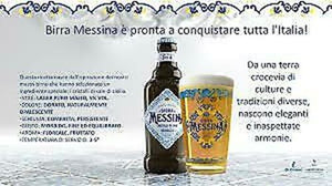 Birra Messina Cristalli di Sale DI SICILIA cl. 33 x 24 BOTTIGLIE BICCHIERE OMAG.