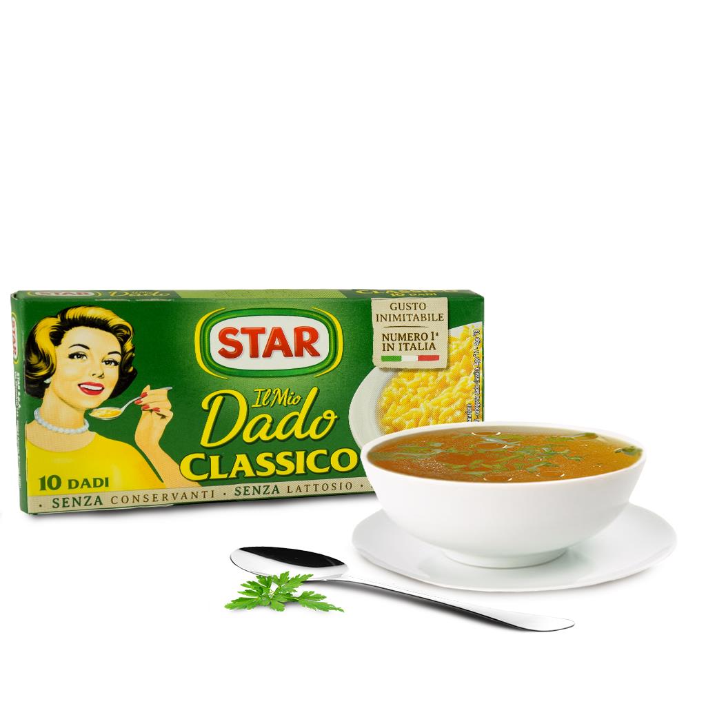 Dado classico - Star - 10 dadi x 12 pezzi