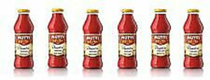 6 x BOTTIGLIE PASSATA DI POMODORO MUTTI DA 700 GR VETRO 100% ITALIANO