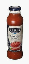 Carica l&#39;immagine nel visualizzatore di Gallery, 12 BOTTIGLIE PASSATA DI POMODORO CIRIO RUSTICA DA 680 GR  100% ITALIANO
