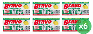 42 PAGLIETTE SAPONATE AL LIMONE DETERGENTE PER STOVIGLIE SGRASSANTE BRAVO