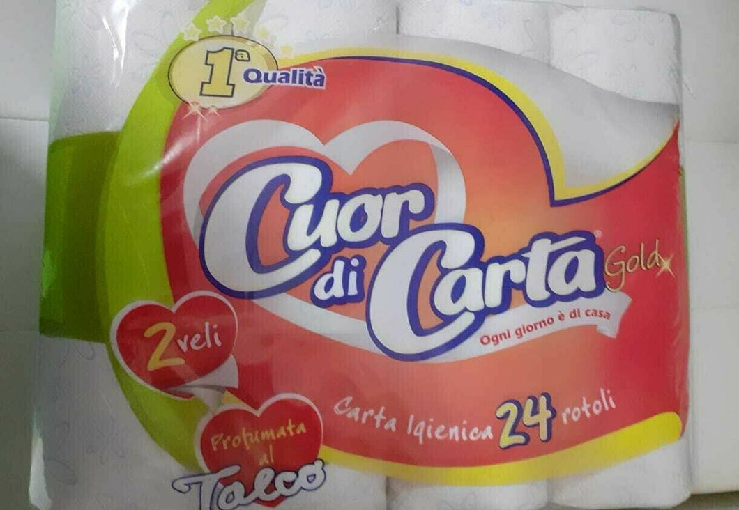 CUOR DI CARTA BLU CARTA IGIENICA MAXI - 24 ROTOLI