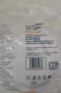 200 PIATTi FORNO MICROONDE UNIVERSALE DIAM MM 245 ANCHE   USA E GETTA 4X50PZ