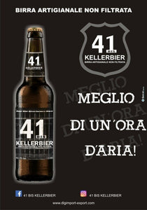 Birra 41BIS KELLERBIER non filtrata cl. 33 x 10 bottigl scade 21-05-20 GERMANY