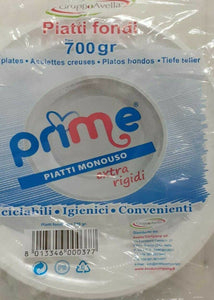 440 PIATTI DI PLASTICA MONOUSO PIATTO FONDO 11 CONFEZIONI DA 40 PEZZ FONDI PRIME