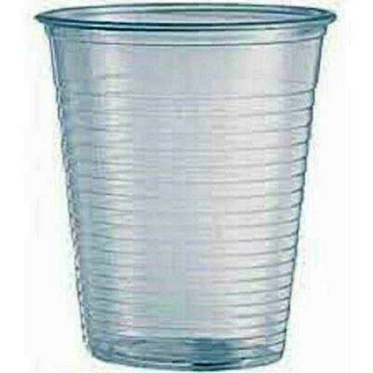 BICCHIERI DI PLASTICA 166cc 100PZ Monouso TRASPARENTI Resistenti x 10 confezioni