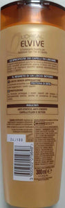 4 PEZZI L'OREAL ELVIVE SHAMPOO LISS SETOSO  ML300 PER CAPELLI LISCI,E DIFFICILI