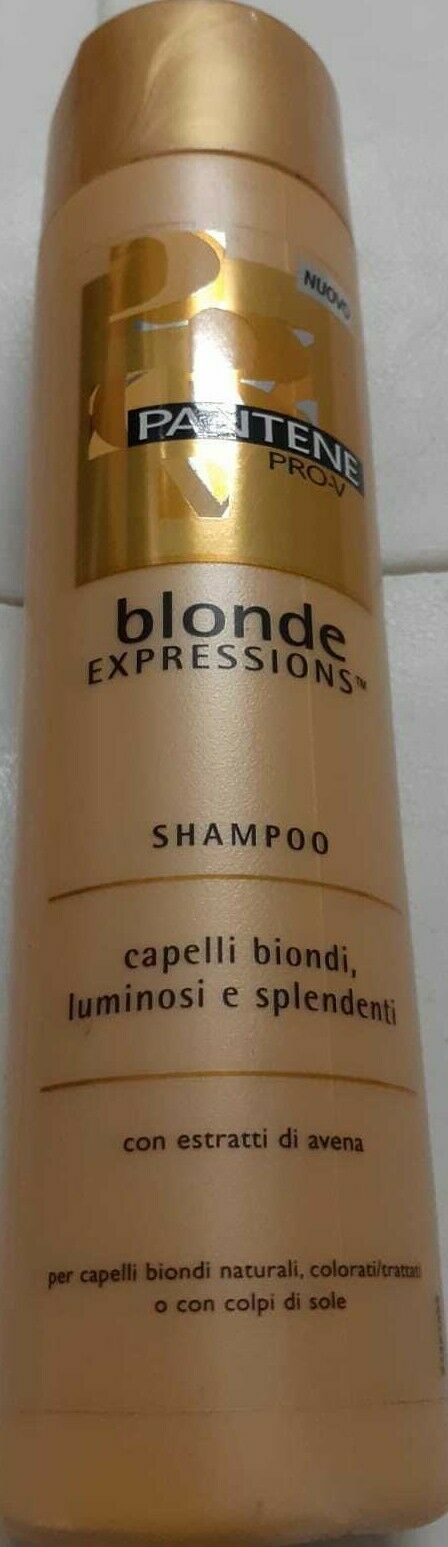 3  Pantene Blonde Expressions Shampoo LUMINOSI E SPLENDENDI CON ESTRAT.DI AVENA