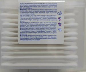 4 PZ.x300 (1200 Cotton Fioc ) COTONET Bastoncini Cotonati 100% Biodegradabili