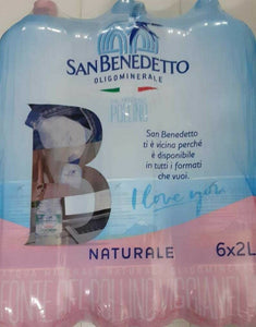 ACQUA SAN BENEDETTO NATURALE CL.200 X 6 BOTTIGLIE PET X 38 CASSE