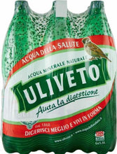 Carica l&#39;immagine nel visualizzatore di Gallery, ACQUA ULIVETO MINERALE NATURALE LT 1.5 X 6 BOTTIGLIE effervescente  vulcanica
