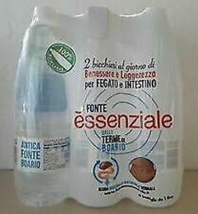 6x 1 L FONTE ESSENZIALE ACQUA MINERALE NATURALE TERMALE