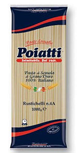 Rustichelli siciliani Poiatti 10 kg (10 paquetes de 1 kg) 100% trigo siciliano