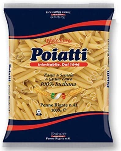 Poiatti Italian Pasta Penne - 12 x 1kg