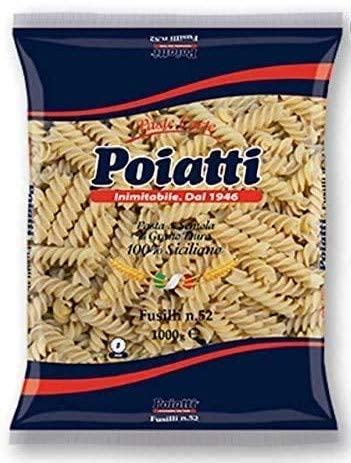 Poiatti Italian Pasta Fusilli - 12 x 1kg