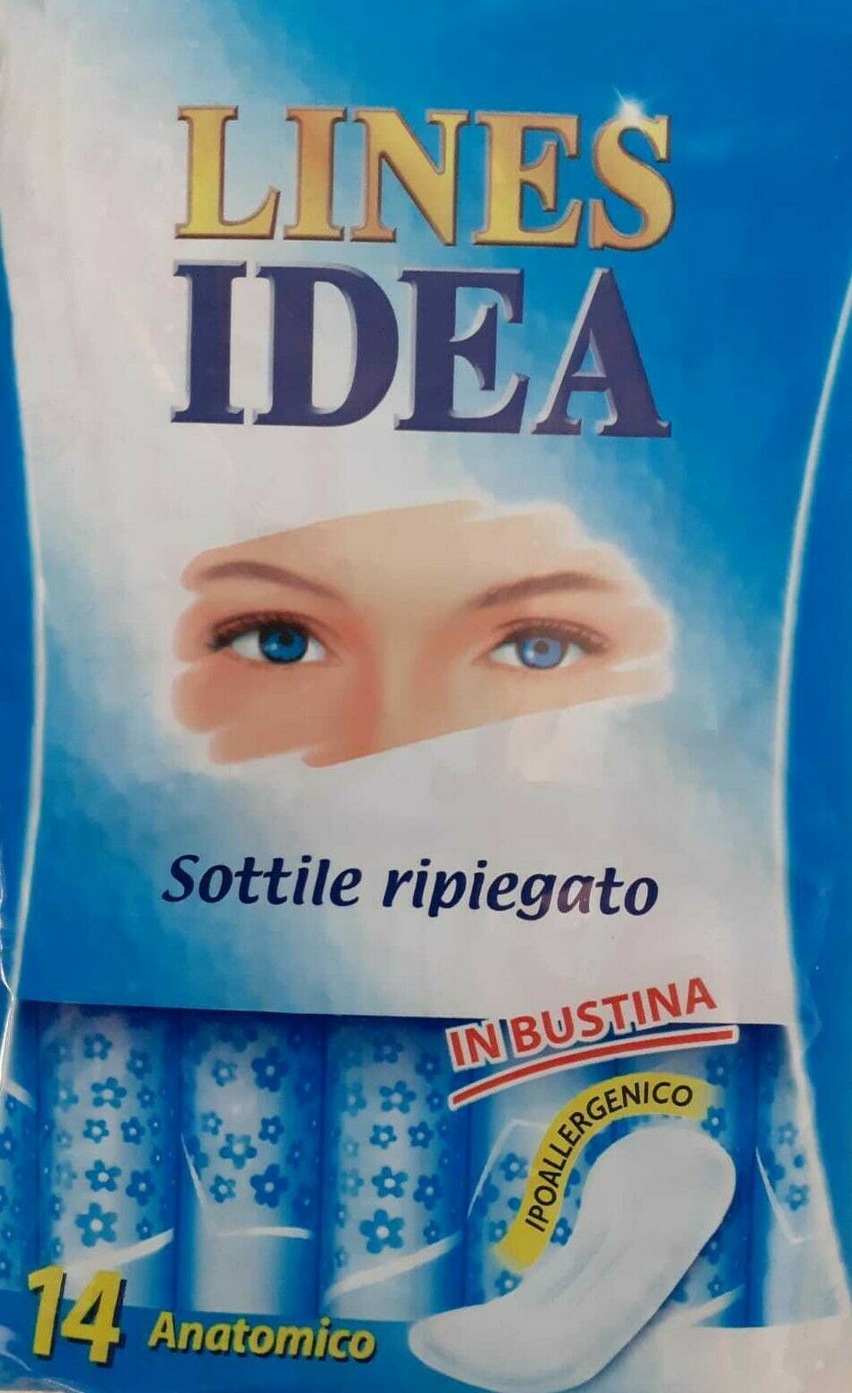Lines idea assorbenti SOTTILE ripiegato 14 X 6 PACCHI