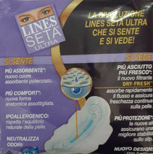 Carica l&#39;immagine nel visualizzatore di Gallery, Lines Seta Ultra Assorbenti con Ali - 11 pz X 4 PACCHI
