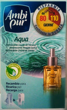 Carica l&#39;immagine nel visualizzatore di Gallery, Profumo Ambipur casa aqua ricarica 20 ml. x 6 pezzi RINFRESCANTE PIOGGIA ESTIVA
