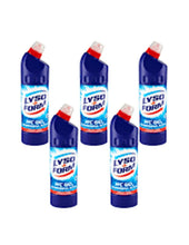 Carica l&#39;immagine nel visualizzatore di Gallery, 5 BOTTIGLIE LYSOFORM WC GEL DISINCROSTANTE CANDEGGINA ATTIVA 750ML TOTALE.3750ML
